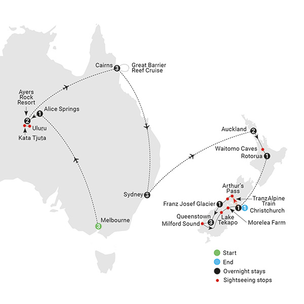 Escorted Tour Package of Australia & New Zealand [IMZB] About New Zealand